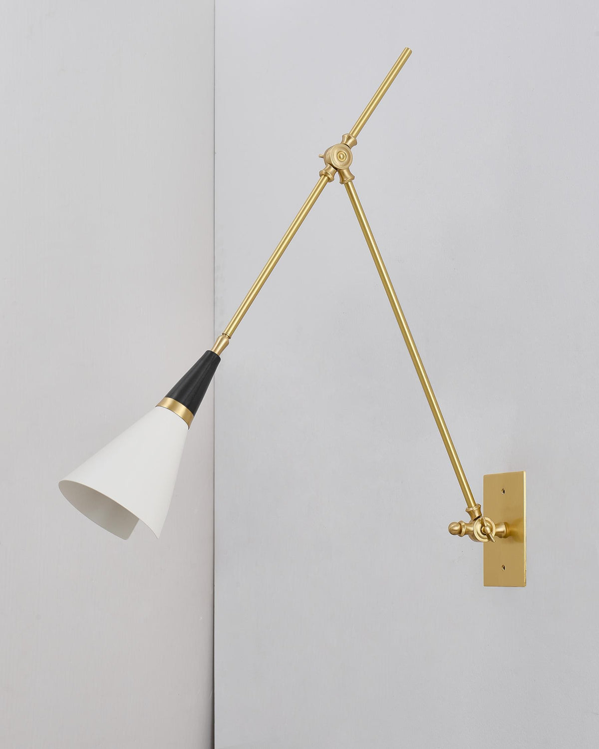 Isro aplique de pared vintage industrial de vidrio