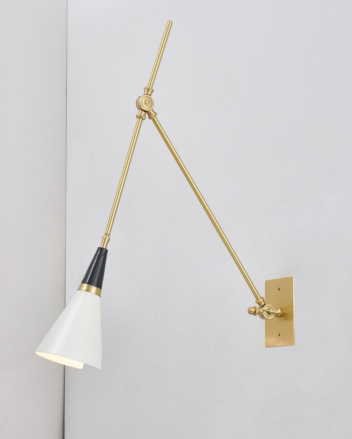 Isro aplique de pared vintage industrial de vidrio