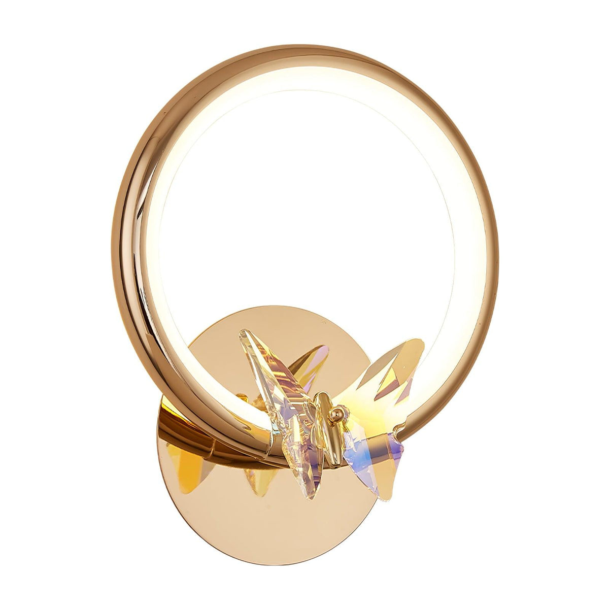 Ersoren aplique de pared Magic mariposa cristal