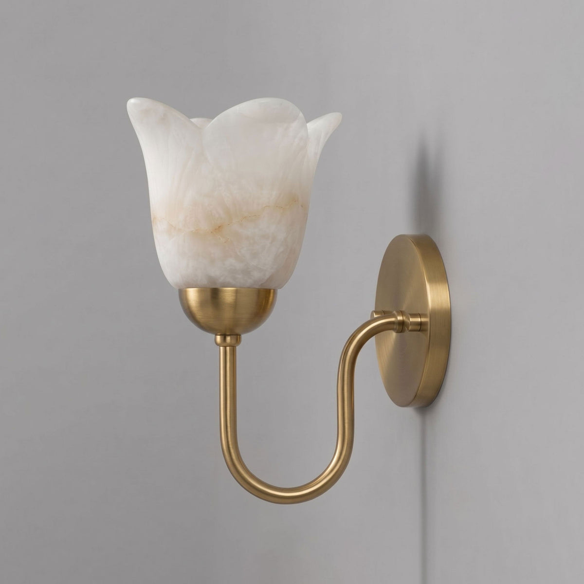 Bexford Aplique de pared de alabastro