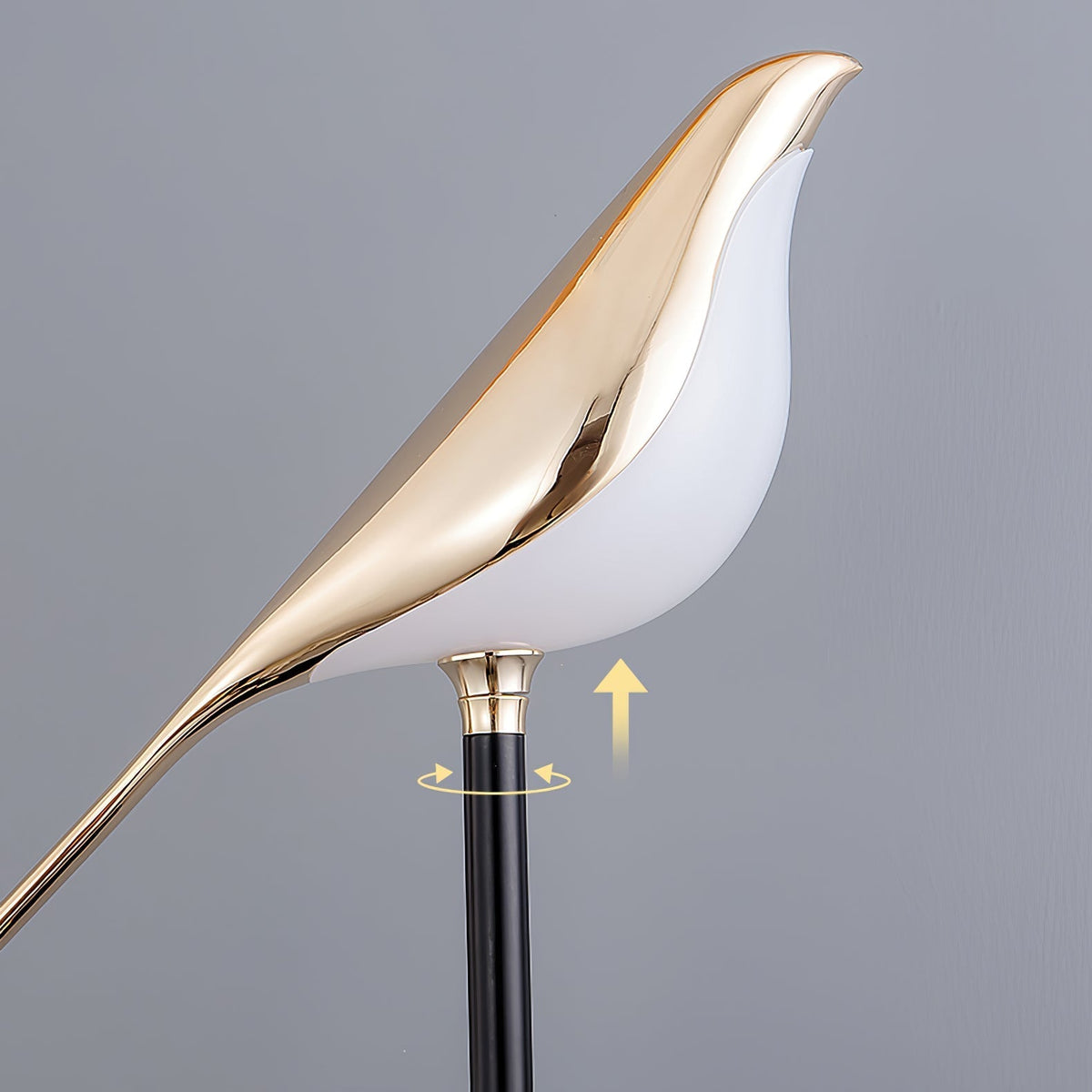 Vont lámpara de pie Art Deco de latón