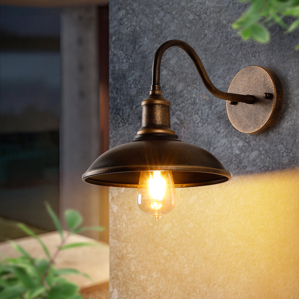 Ray Aplique de Pared Vintage Cúpula LED Bronce