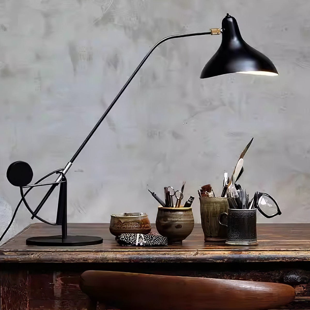 Sfera lámpara de mesa industrial
