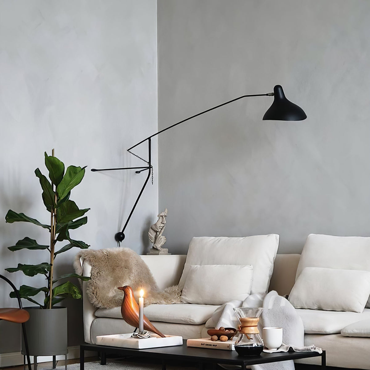 Ivsolarae aplique de pared moderno y minimalista