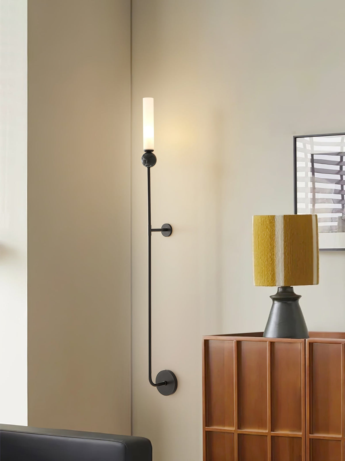 Dulane aplique de pared moderno minimalista vertical de mármol