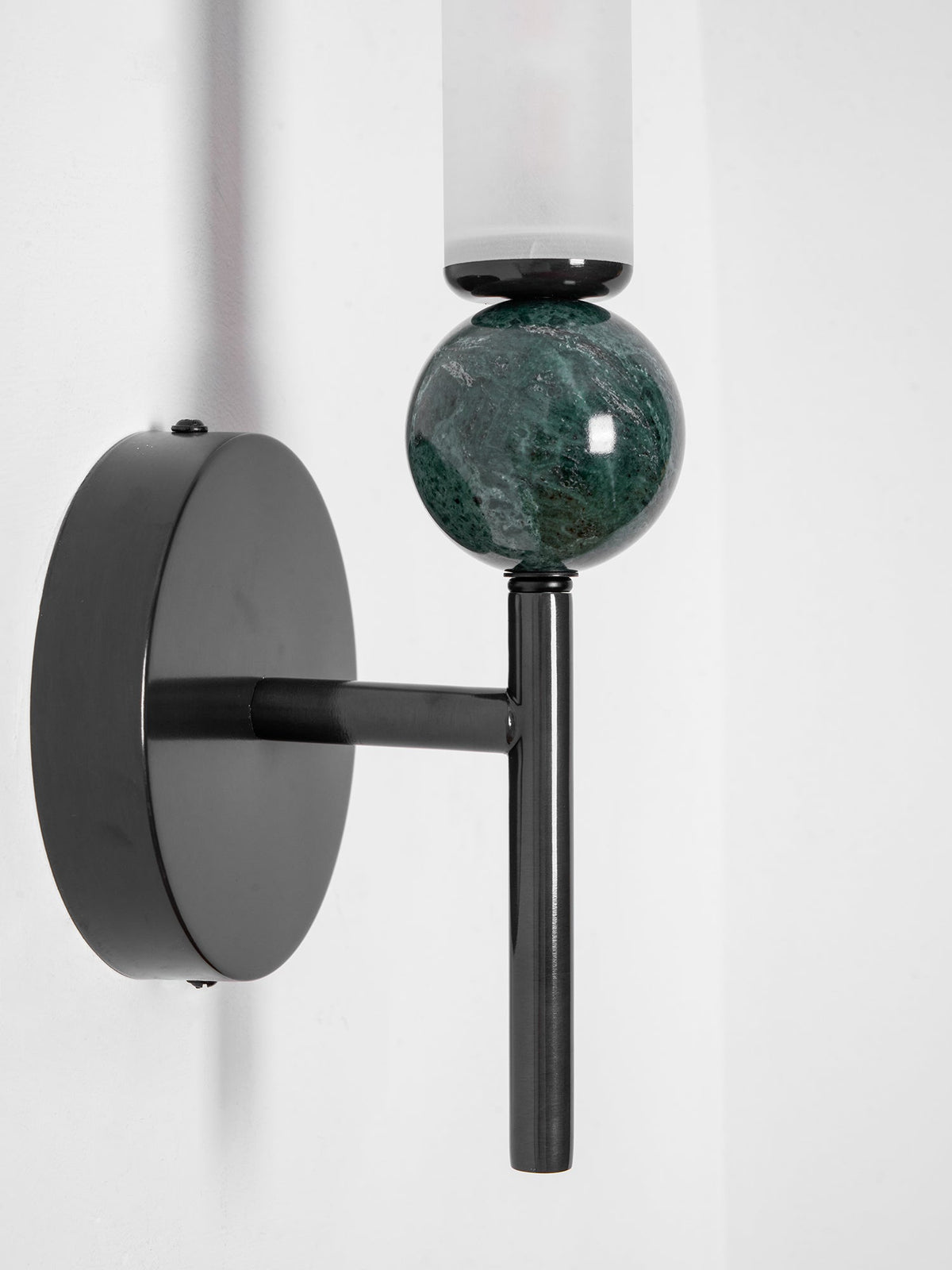 Aplique de pared de mármol con enchufe enchufable
