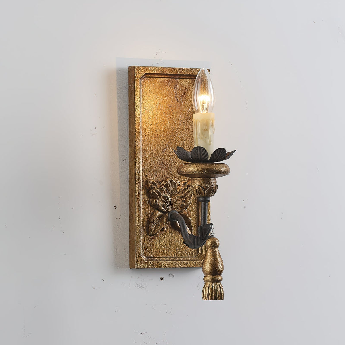 Aldearia aplique de pared Vintage Elegancia madera