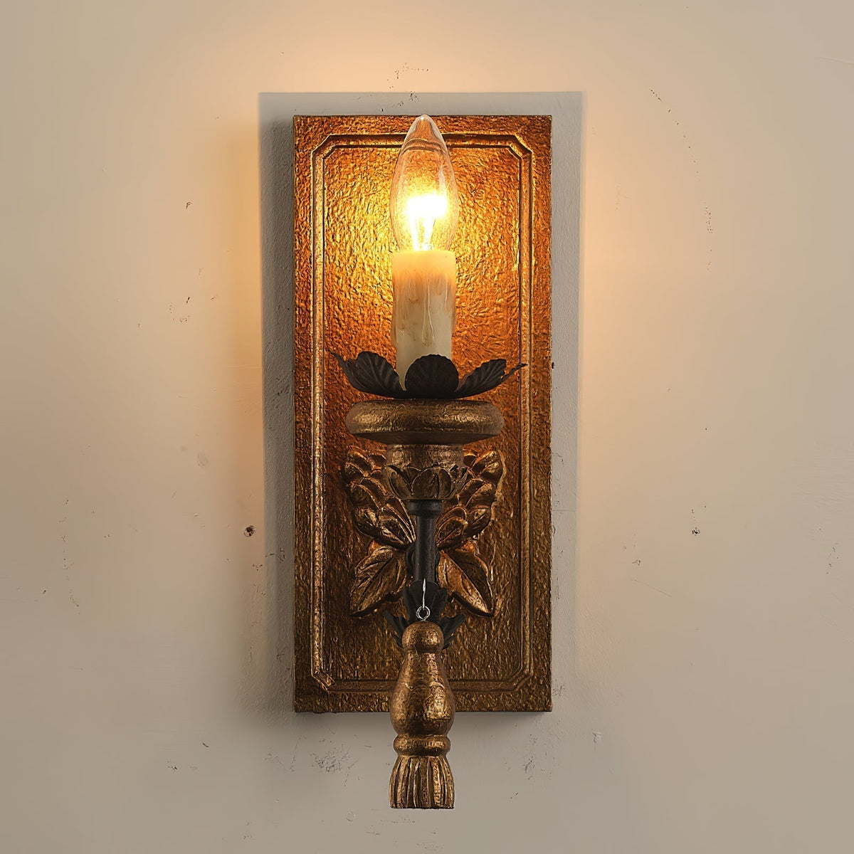 Aldearia aplique de pared Vintage Elegancia madera