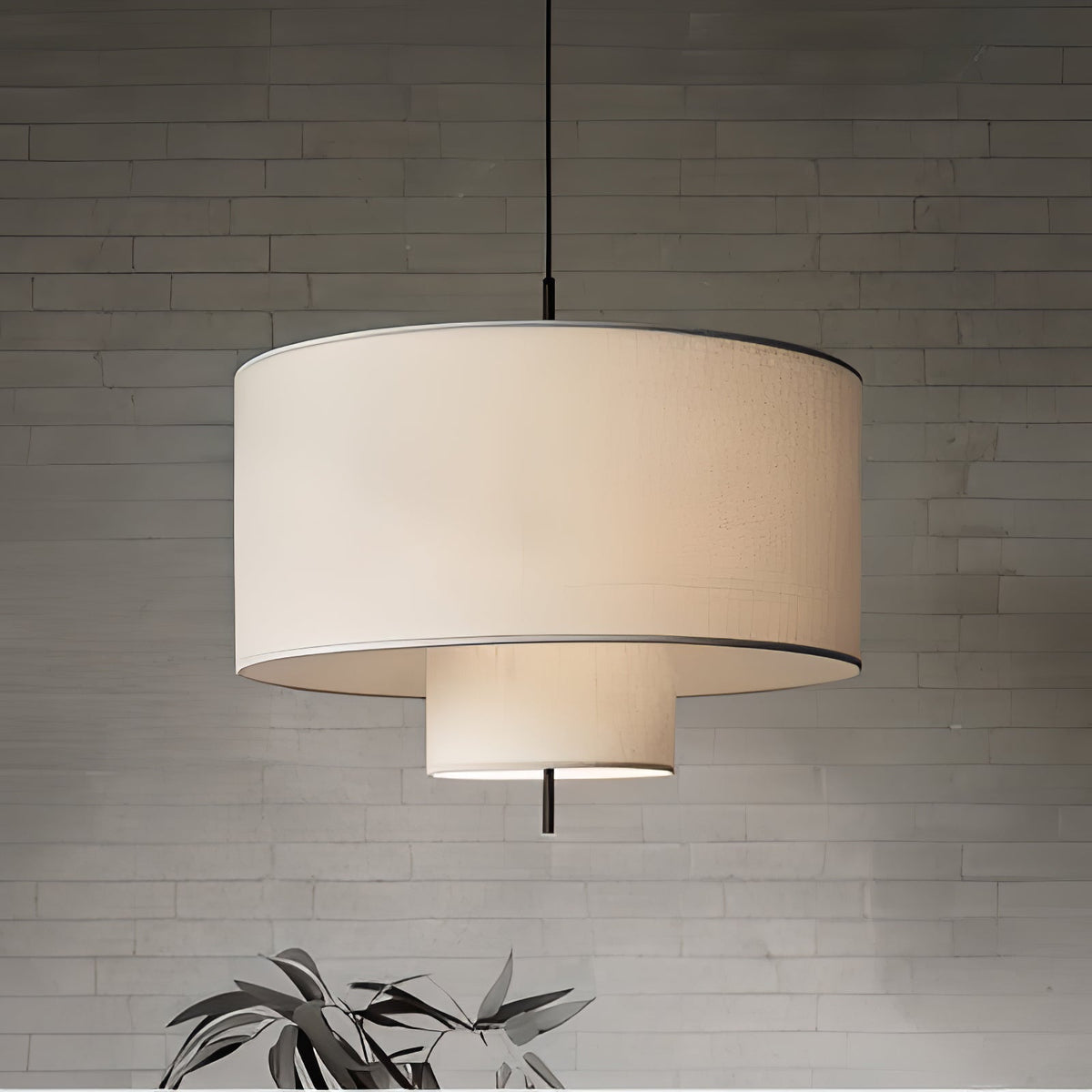 Ulphaa lámpara colgante moderna minimalista de tejido