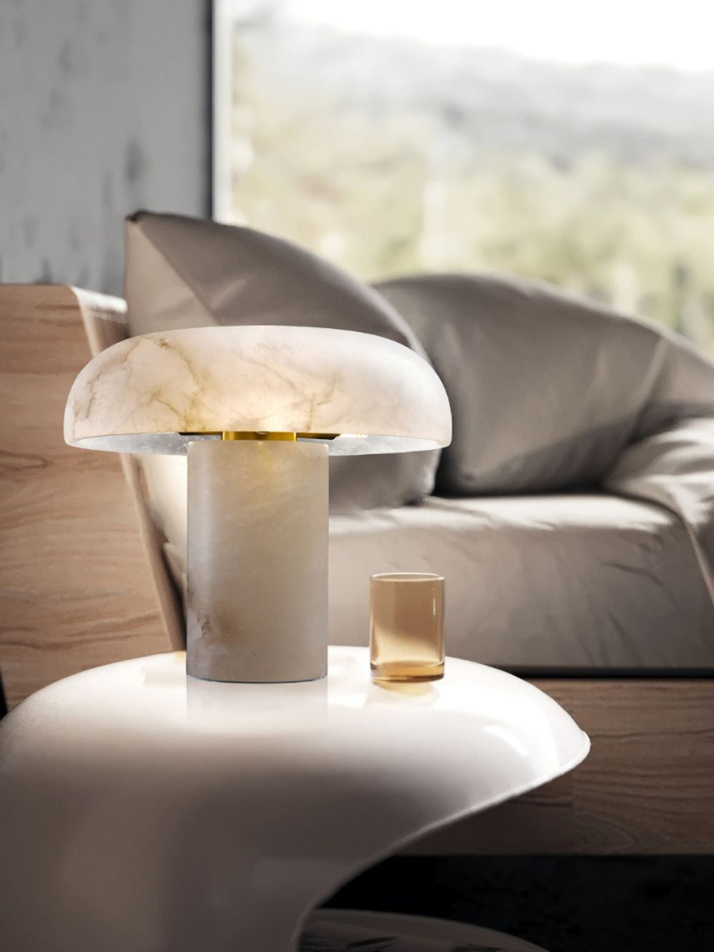 Milky lámpara de mesa