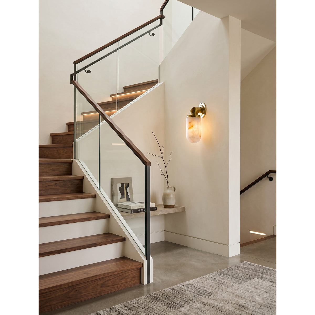 Marine aplique de pared alabastro