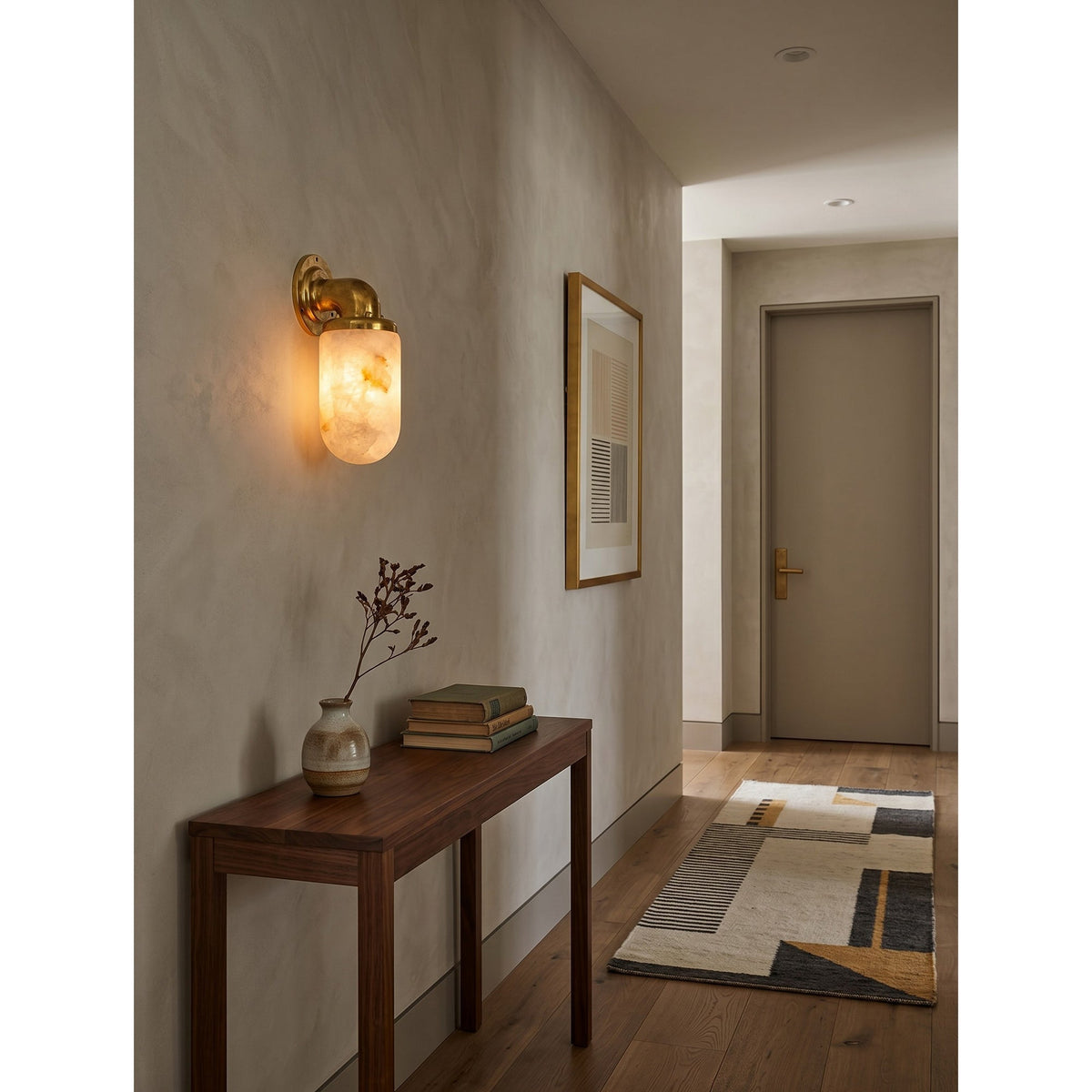 Marine aplique de pared alabastro
