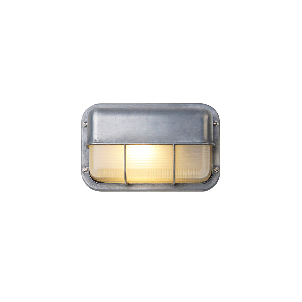 Olcarila aplique de pared vintage con vidrio exterior
