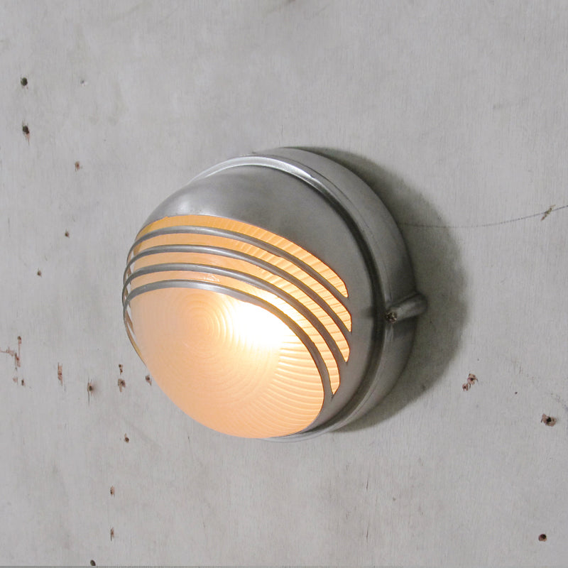Olcarila aplique de pared vintage con vidrio exterior
