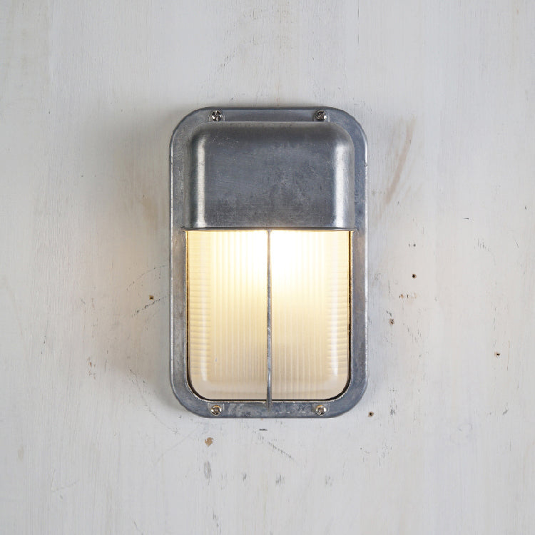 Olcarila aplique de pared vintage con vidrio exterior