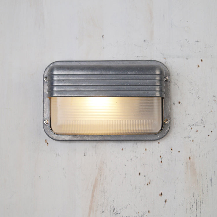 Olcarila aplique de pared vintage con vidrio exterior