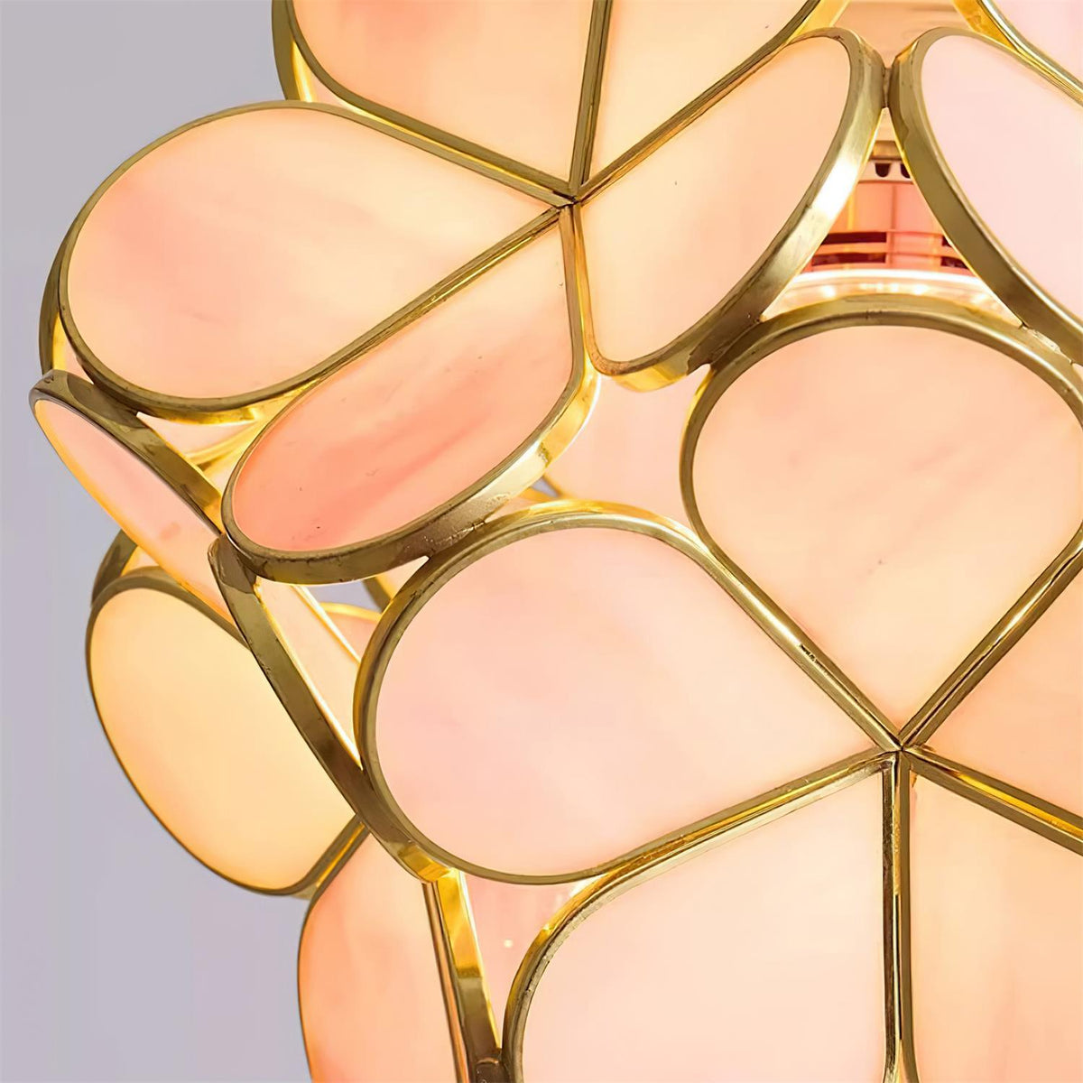 Velina lámpara colgante rosa