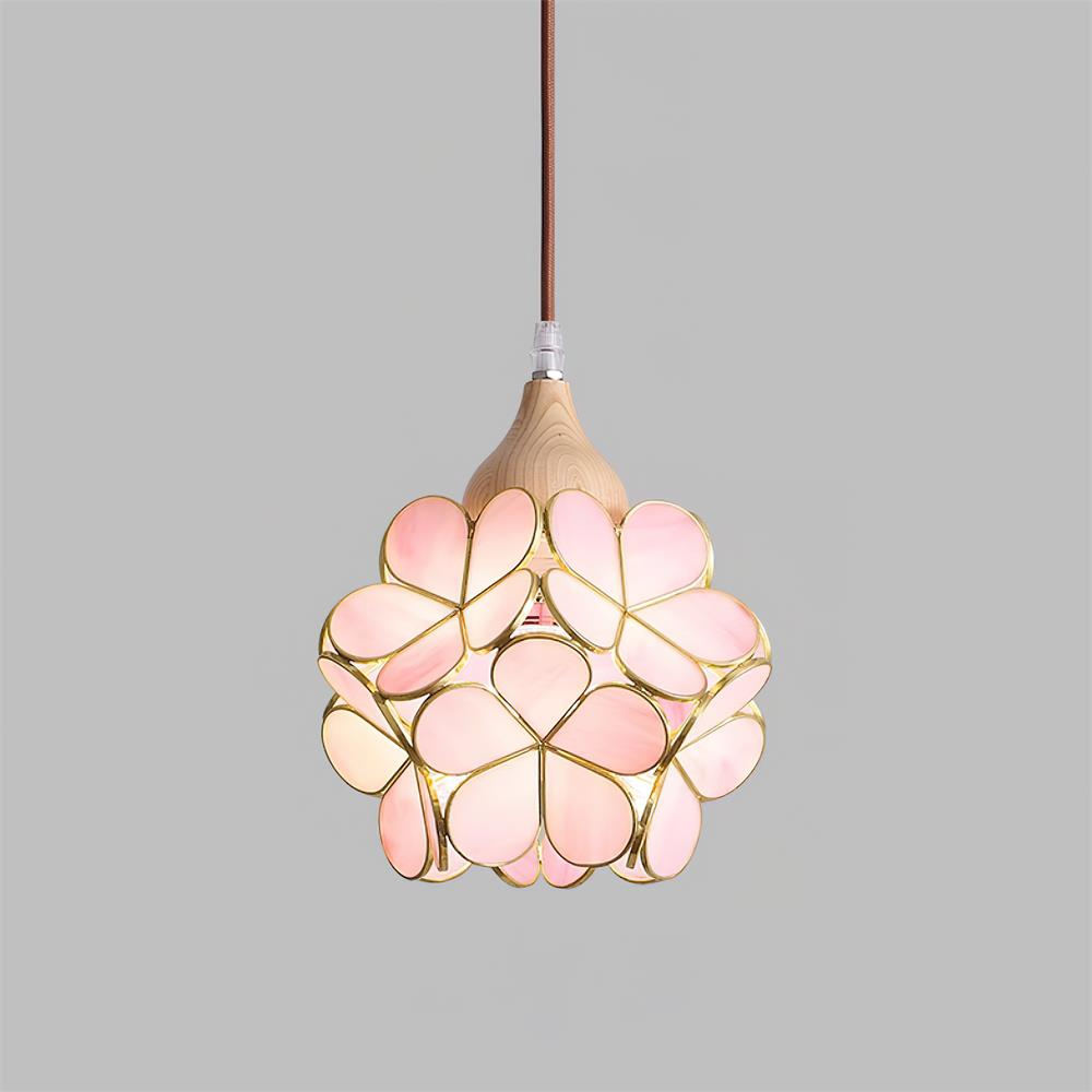 Velina lámpara colgante rosa