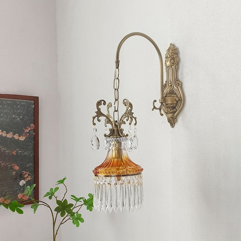 Marquise aplique de pared de cristal