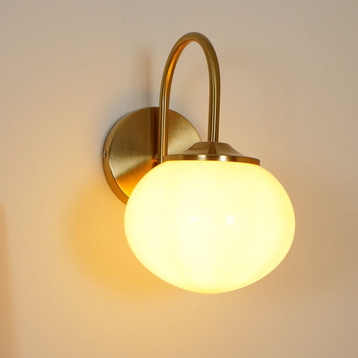 Ove aplique de pared de vidrio artístico nórdico premium