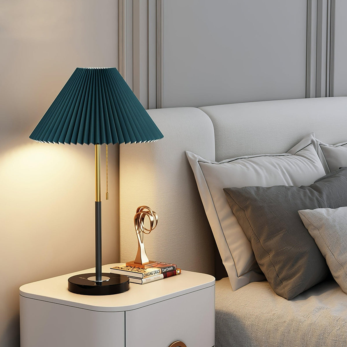 Divo lámpara de mesa minimalista de mármol