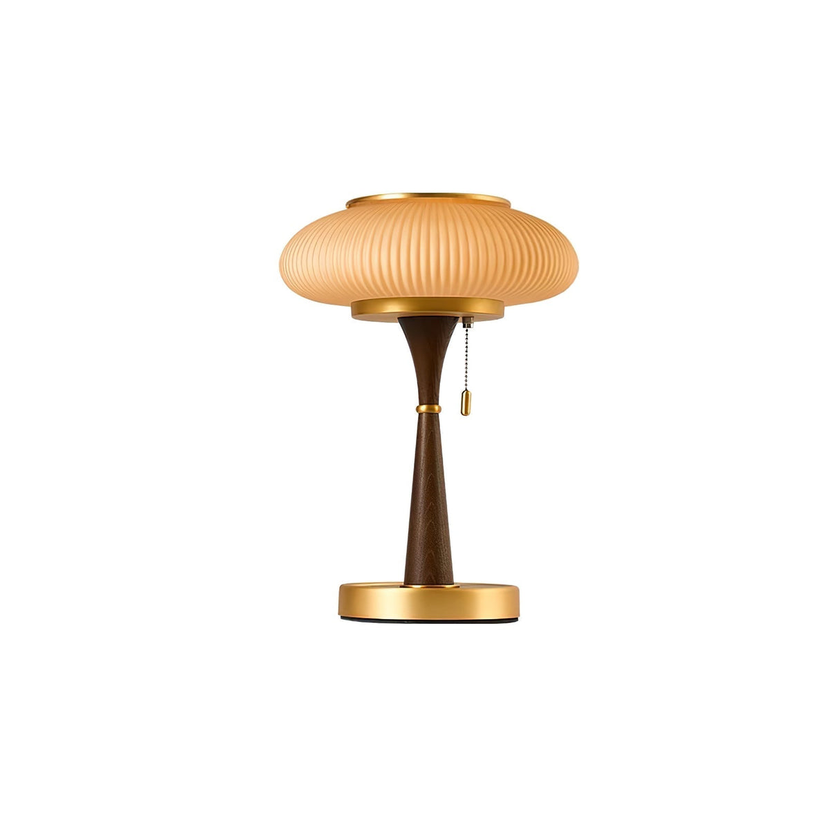 Vevelo lámpara de mesa de madera vintage