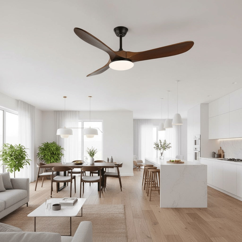 Liorueria ventilador de techo con luz