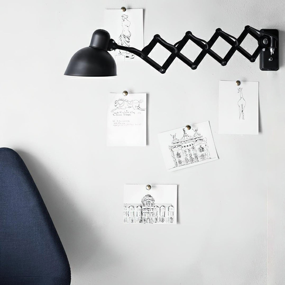 Lembix aplique de pared regulable con brazo de resorte