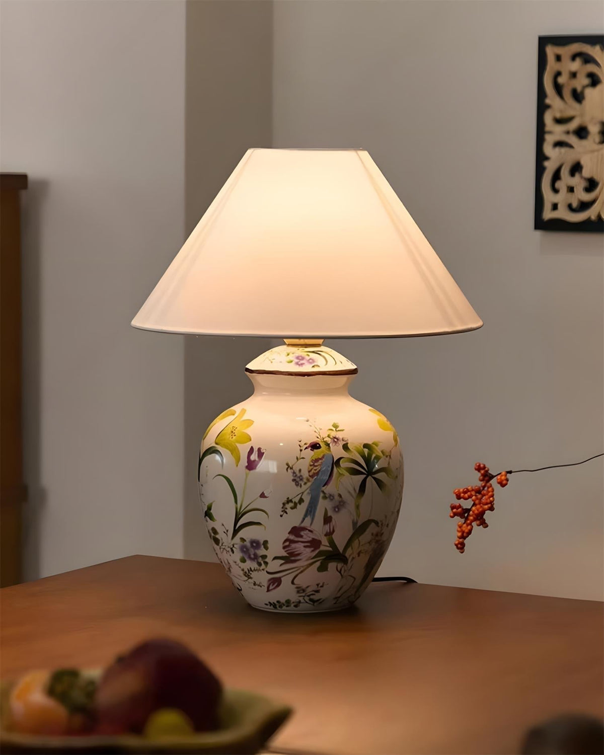 Velaneria lámpara de mesa