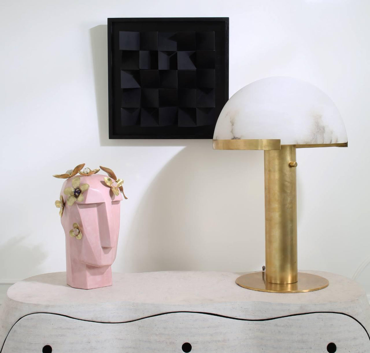 Keir lámpara de mesa de alabastro