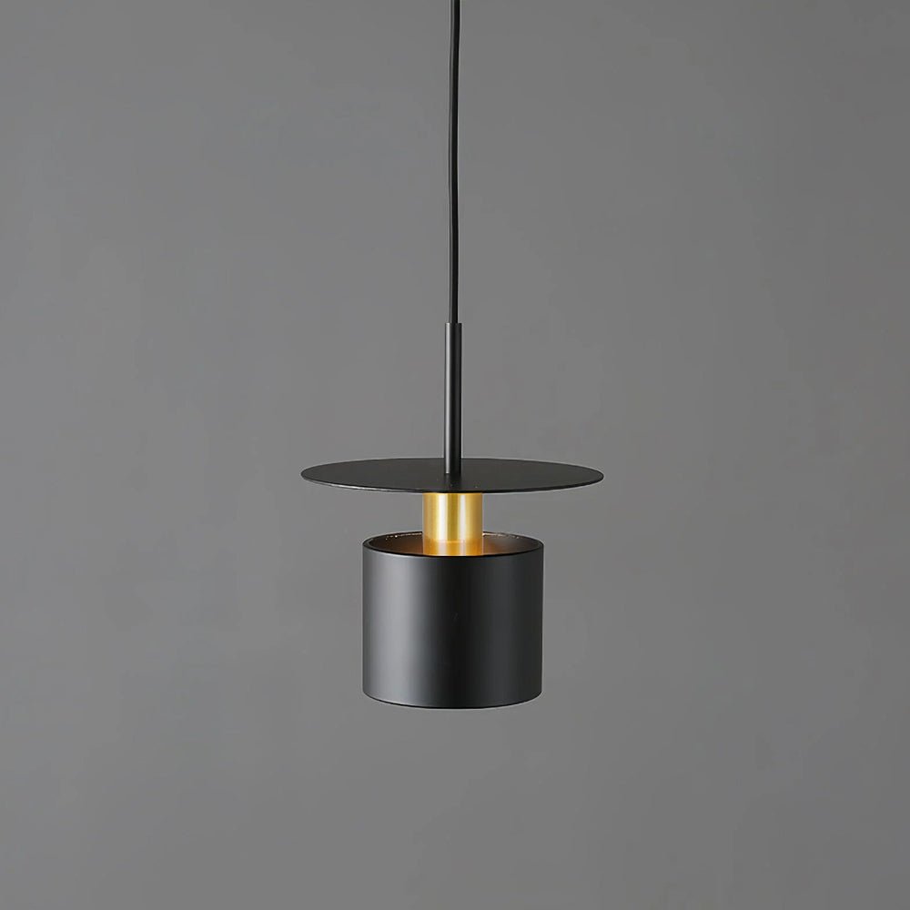 Erixy lámpara colgante cilindro disco industrial