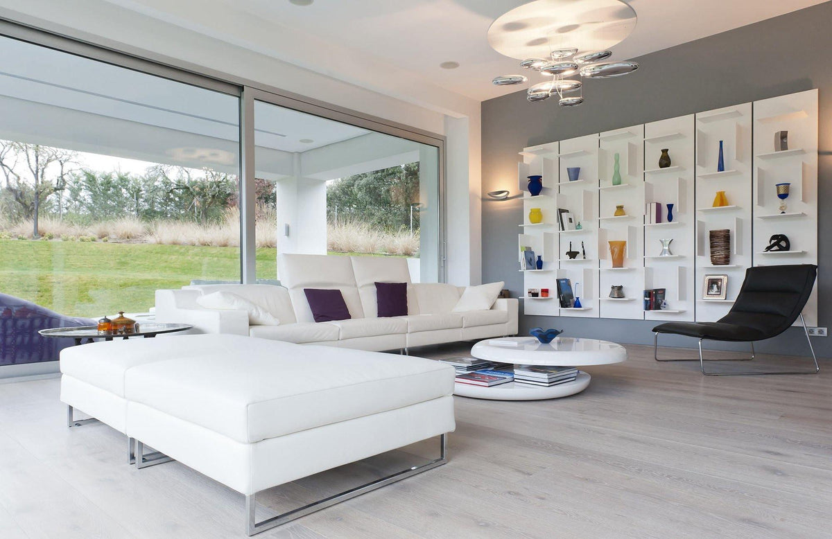 Orinanelle lámpara de araña escultórica de aluminio