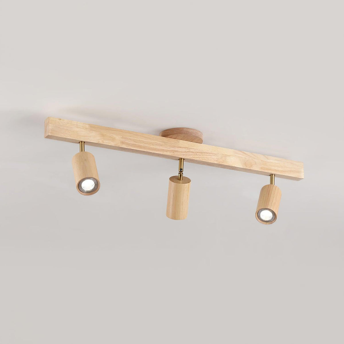 Aim Foco de Iluminación de Riel de Madera Clásica