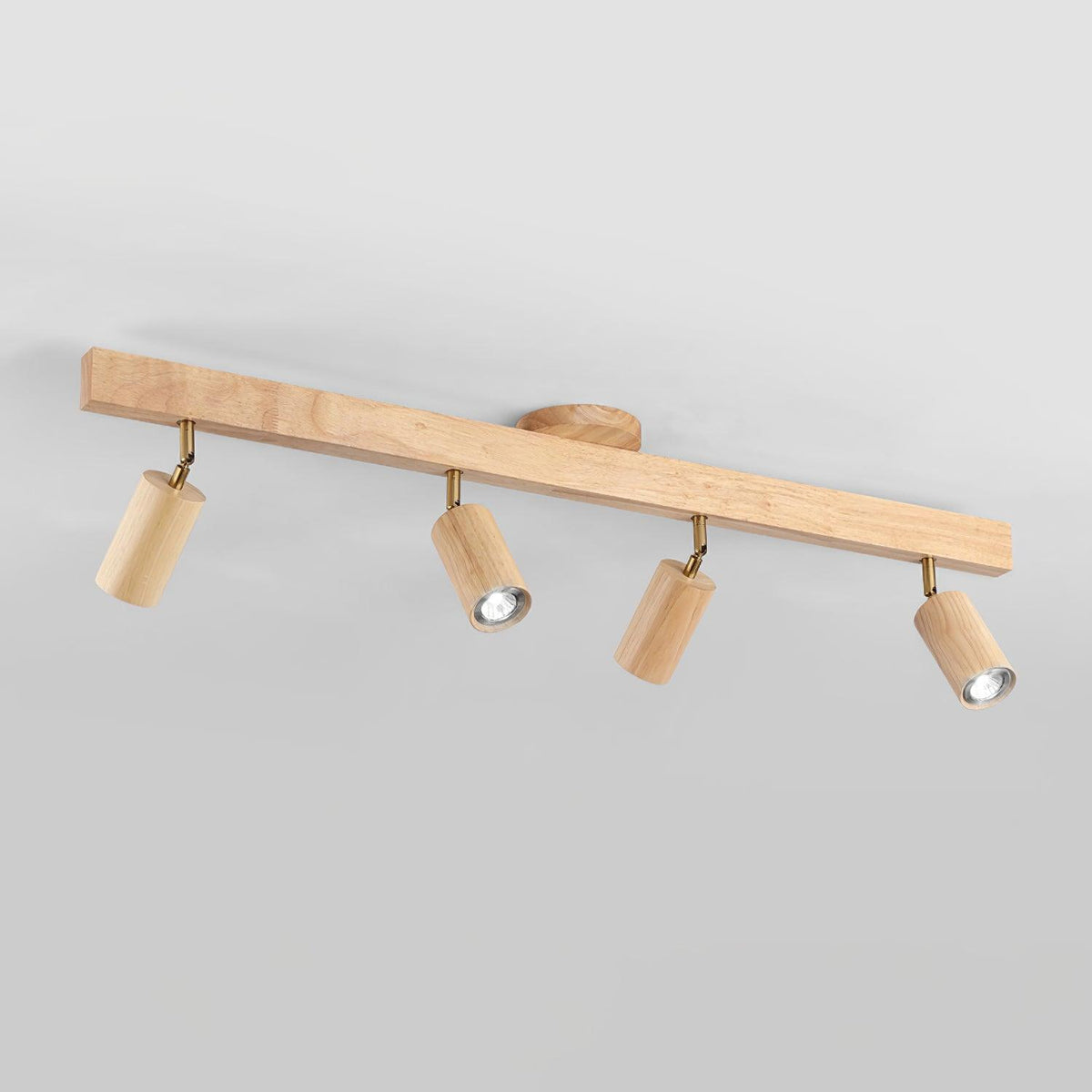 Aim Foco de Iluminación de Riel de Madera Clásica