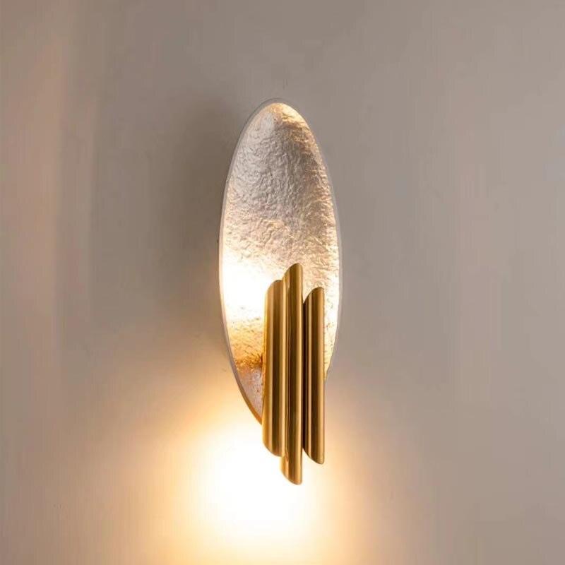 Aurerielle aplique de pared dorado negro minimalista