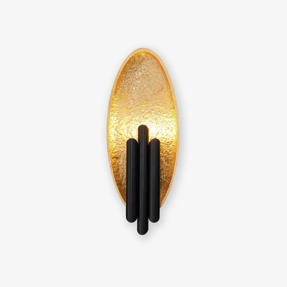 Aurerielle aplique de pared dorado negro minimalista