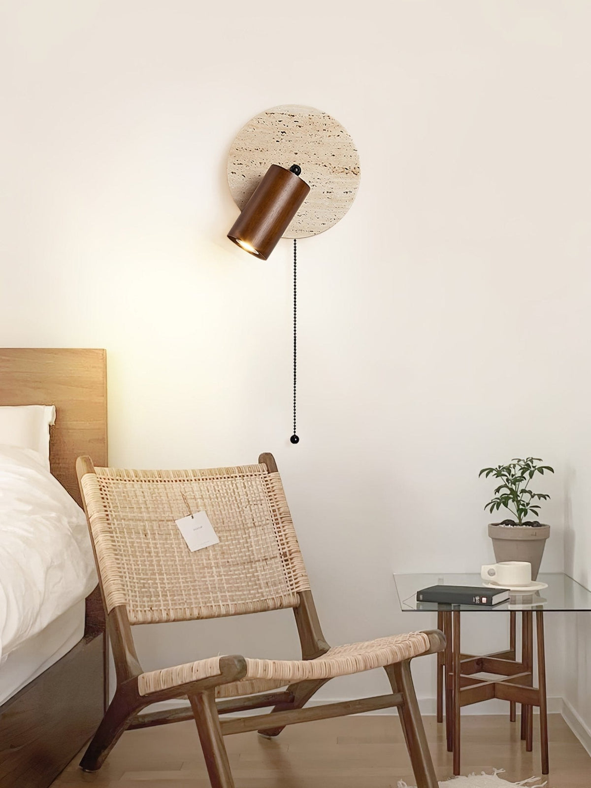 Romino aplique de pared travertino