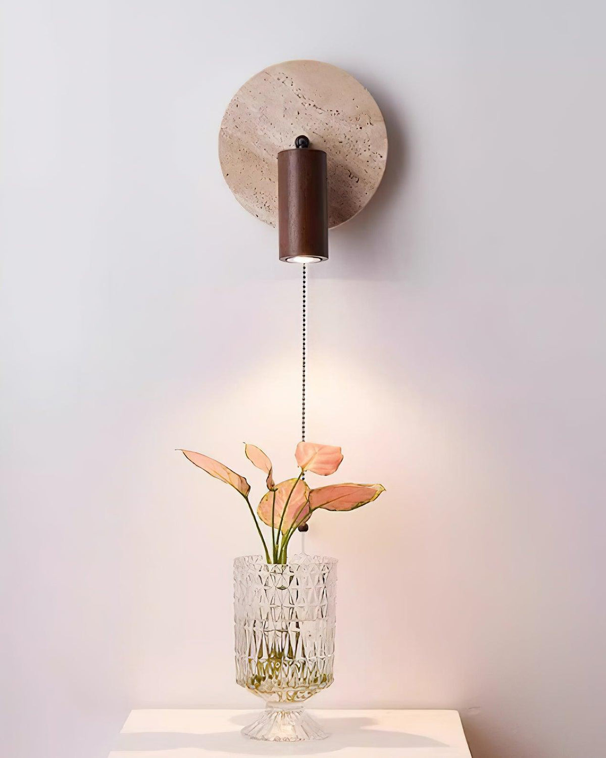 Romino aplique de pared travertino