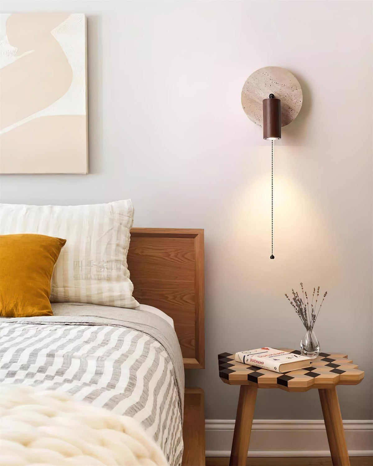Romino aplique de pared travertino