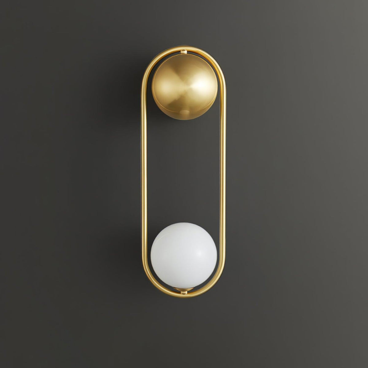 Solarine Radiain aplique de pared minimalista en latón