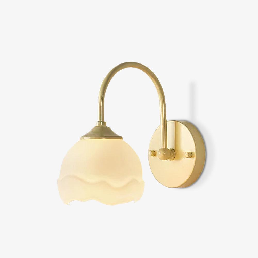 Velorenne aplique de pared elegante de vidrio