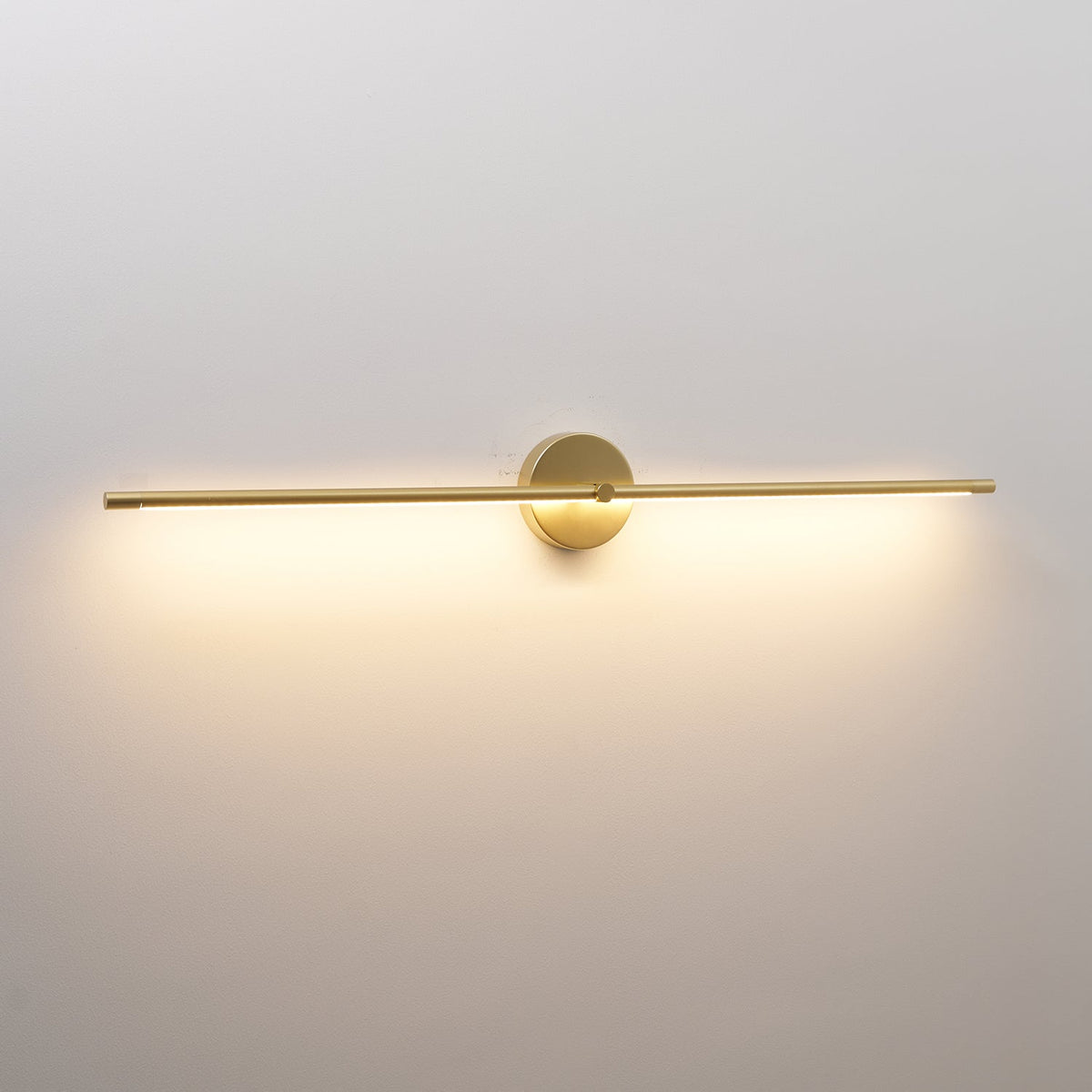 Lámpara de Pared Minimalista de Varilla Lineal con Doble Extremo, Toque Moderno
