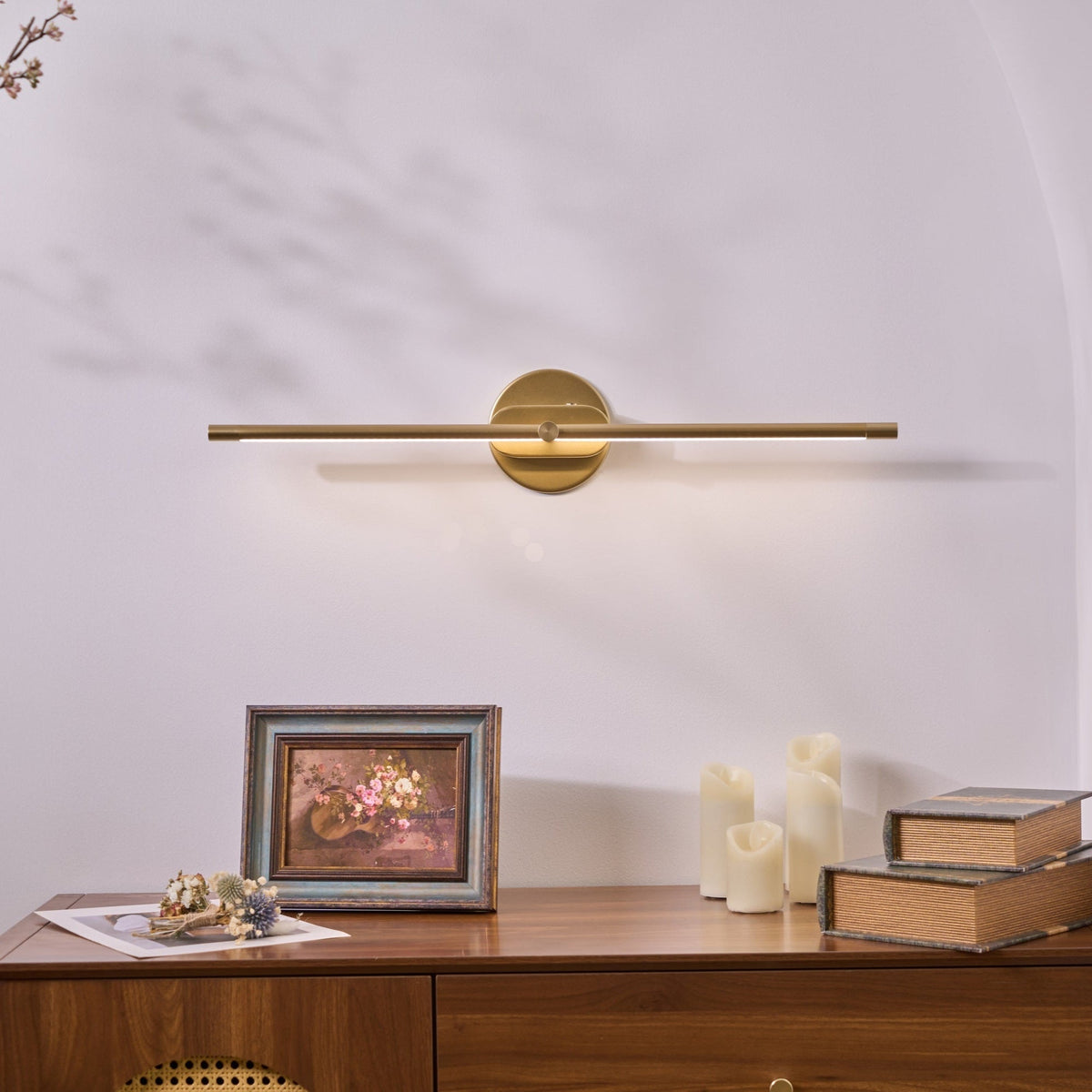 Selisira aplique de pared lineal minimalista recargable
