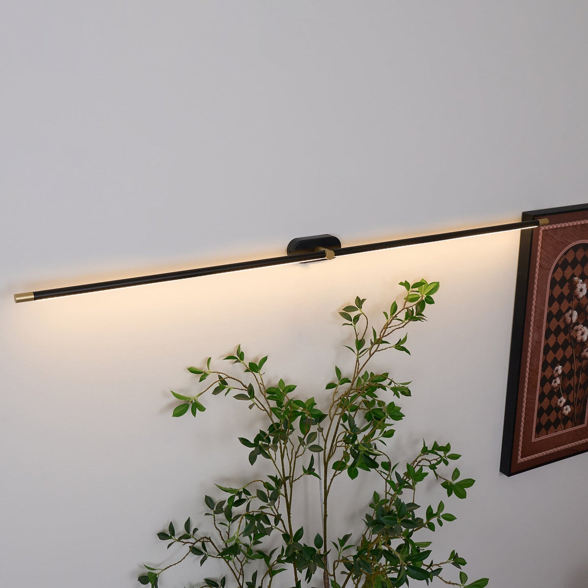 Selisira aplique de pared lineal minimalista recargable