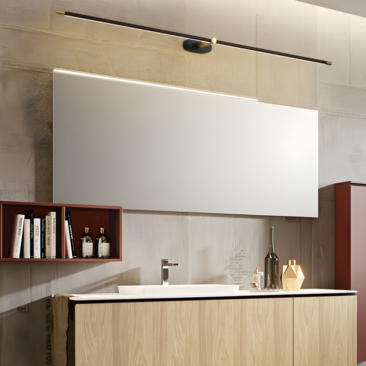 Elairette aplique de pared lineal minimalista