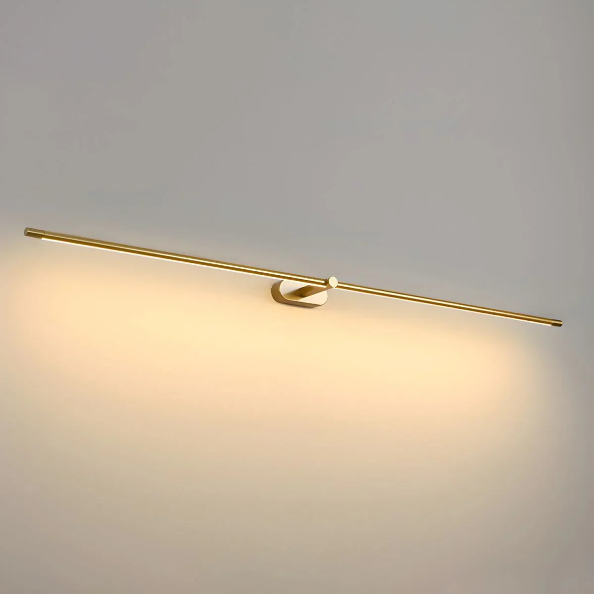 Arisha Lámpara de Pared Lineal Minimalista en Dorado y Negro