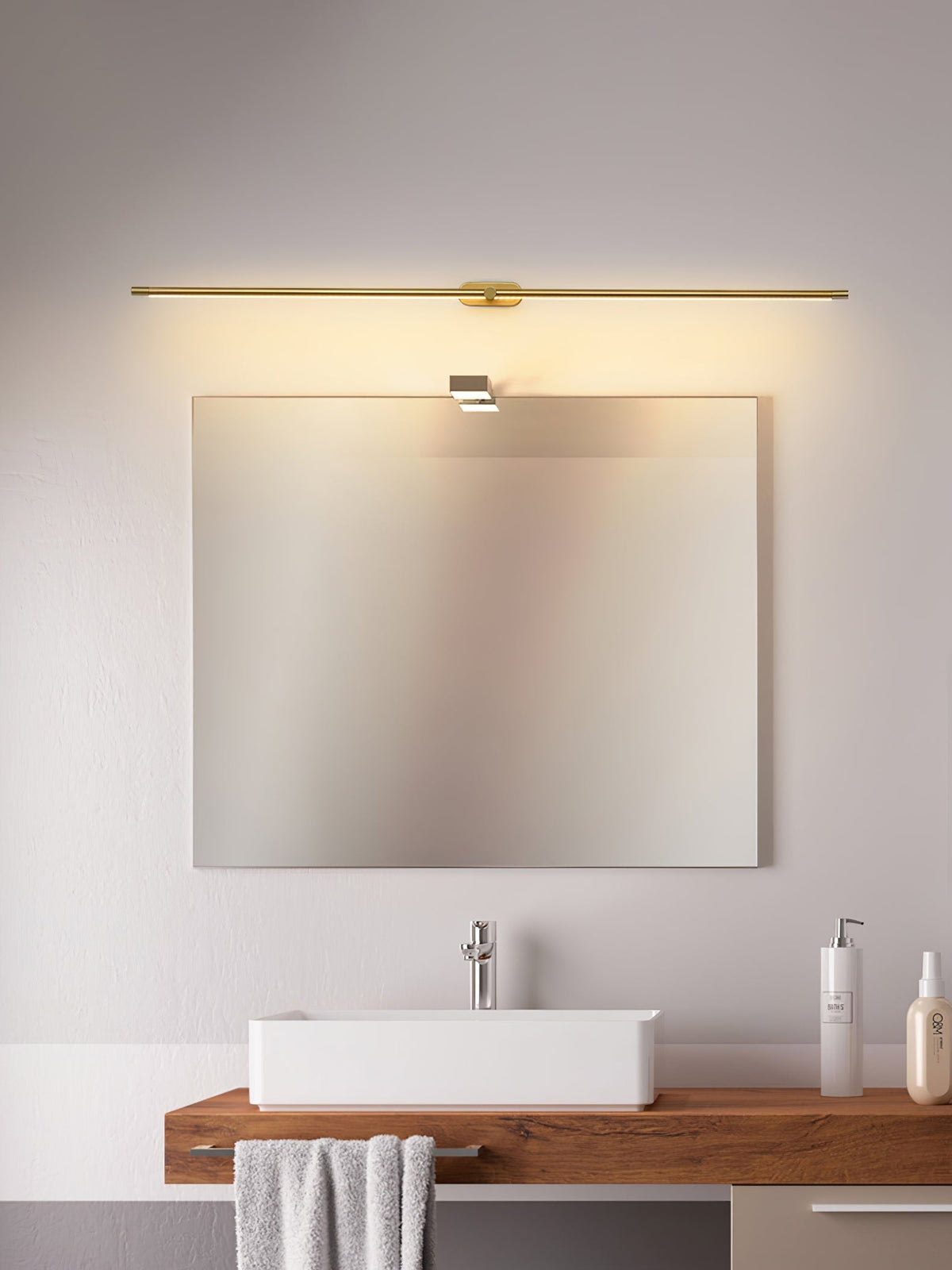 Selisira aplique de pared lineal minimalista recargable