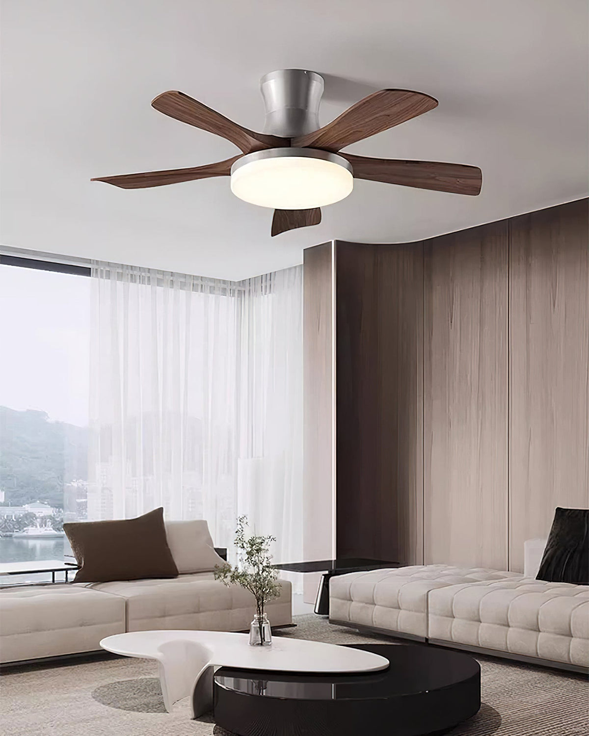 Hawthorne ventilador de techo con luz