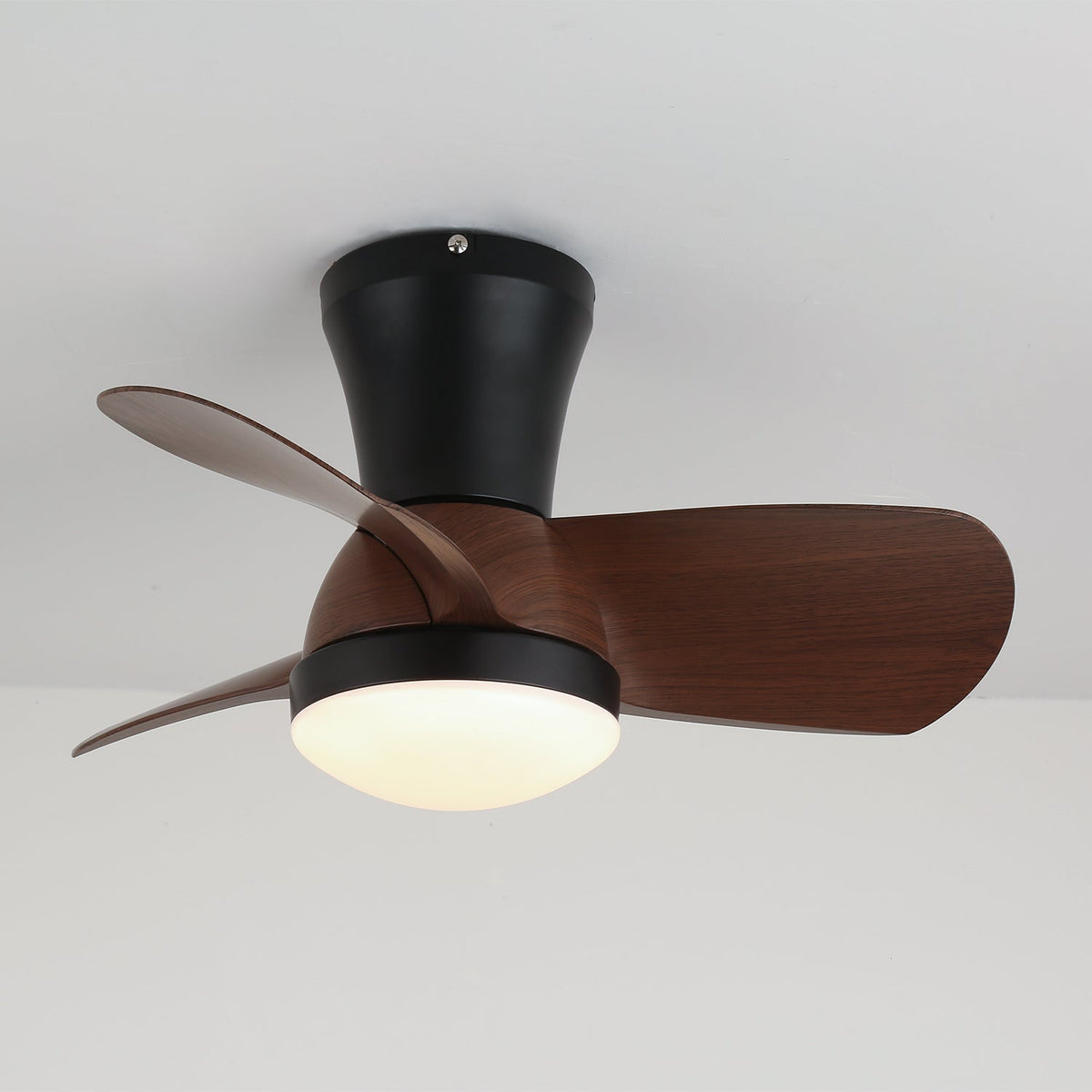 Aldaira ventilador de techo con luz moderno de madera