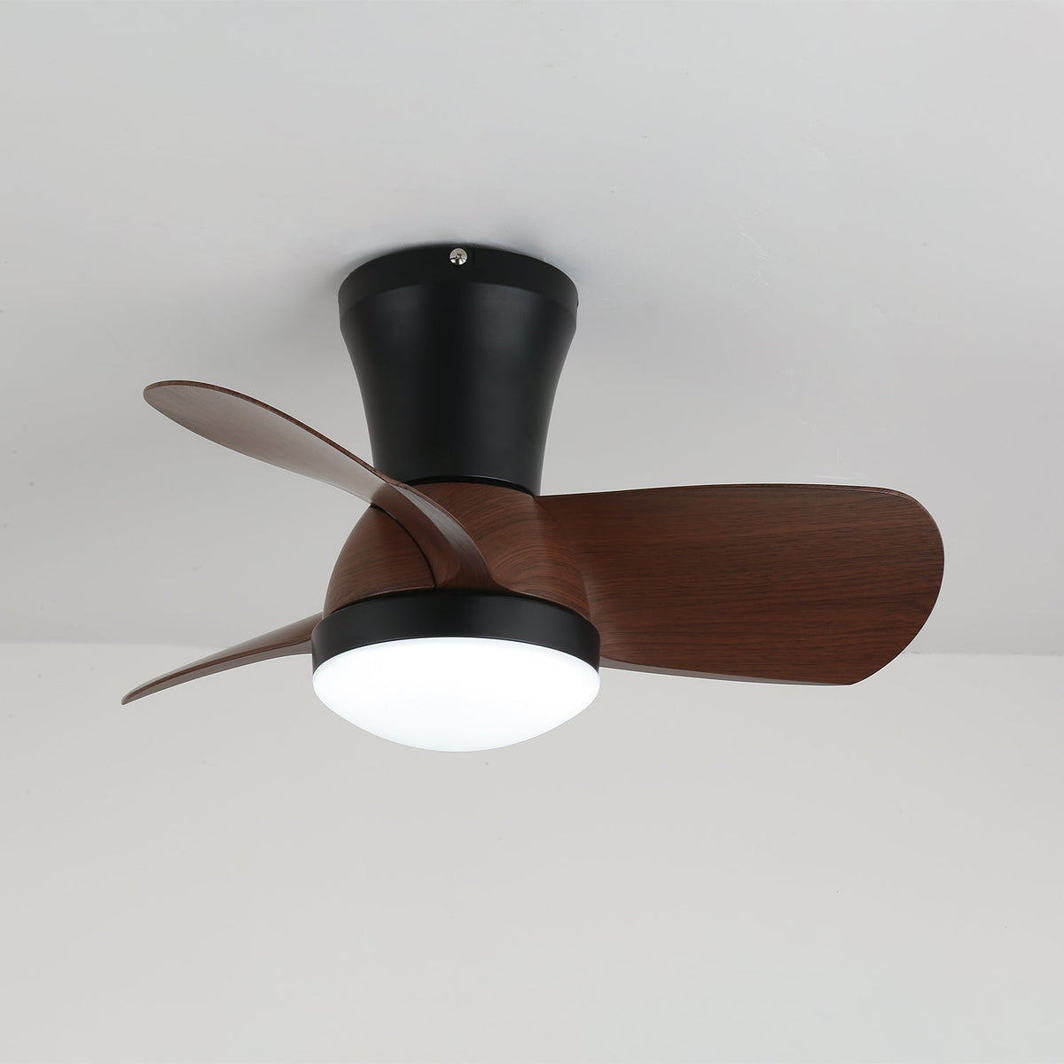 Aldaira ventilador de techo con luz moderno de madera